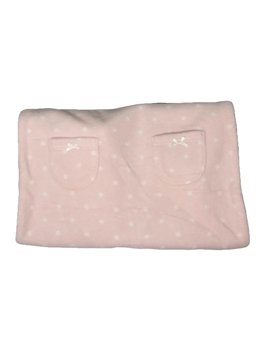 Carter's Light Pink Polka Dot Infant One-Piece with Animal Face